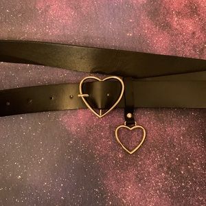 NEW Heart Buckle Belt
